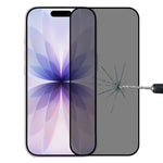Pellicola in vetro temperato anti-spia con schermo serigrafico a copertura totale, For iPhone 17 Pro Max, For iPhone 17 Pro, For iPhone 17, For iPhone Air, For iPhone 16 Pro Max, For iPhone 16 Pro, For iPhone 16 Plus, For iPhone 16