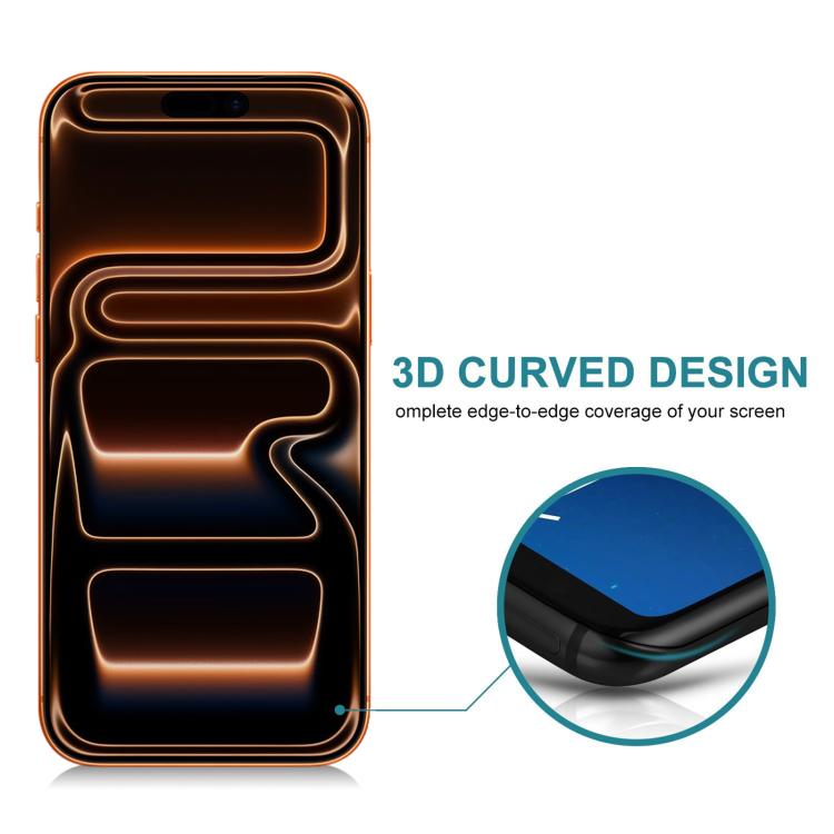 Pellicola in vetro temperato anti-spia a copertura totale ad alta trasparenza, For iPhone 17 Pro Max, For iPhone 17 Pro, For iPhone 17, For iPhone Air, For iPhone 16 Pro Max, For iPhone 16 Pro, For iPhone 16 Plus, For iPhone 16