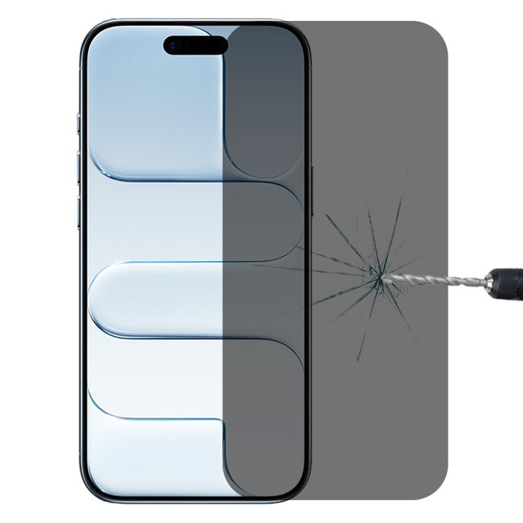 Pellicola in vetro temperato anti-spia a copertura totale ad alta trasparenza, For iPhone 17 Pro Max, For iPhone 17 Pro, For iPhone 17, For iPhone Air, For iPhone 16 Pro Max, For iPhone 16 Pro, For iPhone 16 Plus, For iPhone 16