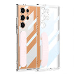 Custodia per telefono con cinturino in silicone spaziale integrato GKK, penna non inclusa, For Samsung Galaxy S26 Ultra 5G, For Samsung Galaxy S25 Ultra 5G, For Samsung Galaxy S24 FE 5G, For Samsung Galaxy S24 Ultra 5G