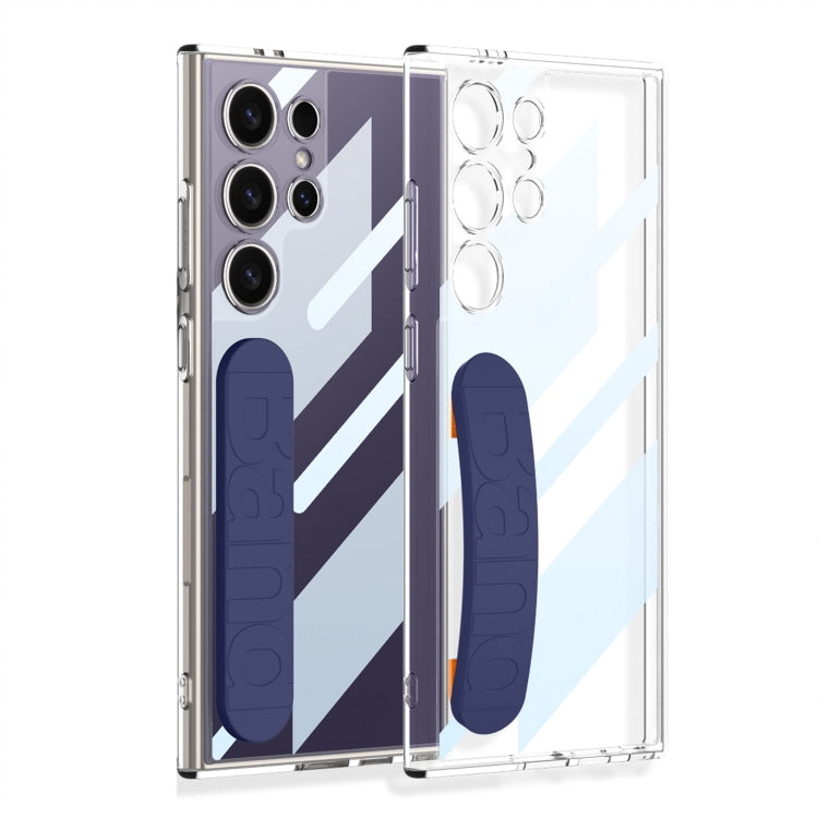 Custodia per telefono con cinturino in silicone spaziale integrato GKK, penna non inclusa, For Samsung Galaxy S26 Ultra 5G, For Samsung Galaxy S25 Ultra 5G, For Samsung Galaxy S24 FE 5G, For Samsung Galaxy S24 Ultra 5G