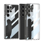 Custodia per telefono con cinturino in silicone spaziale integrato GKK, penna non inclusa, For Samsung Galaxy S26 Ultra 5G, For Samsung Galaxy S25 Ultra 5G, For Samsung Galaxy S24 FE 5G, For Samsung Galaxy S24 Ultra 5G
