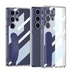 Custodia per telefono con cinturino in silicone spaziale integrato GKK, penna non inclusa, For Samsung Galaxy S26 Ultra 5G, For Samsung Galaxy S25 Ultra 5G, For Samsung Galaxy S24 FE 5G, For Samsung Galaxy S24 Ultra 5G