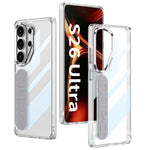 Custodia per telefono con cinturino in silicone spaziale integrato GKK, penna non inclusa, For Samsung Galaxy S26 Ultra 5G, For Samsung Galaxy S25 Ultra 5G, For Samsung Galaxy S24 FE 5G, For Samsung Galaxy S24 Ultra 5G