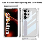 Custodia per telefono con cinturino in silicone spaziale integrato GKK, penna non inclusa, For Samsung Galaxy S26 Ultra 5G, For Samsung Galaxy S25 Ultra 5G, For Samsung Galaxy S24 FE 5G, For Samsung Galaxy S24 Ultra 5G