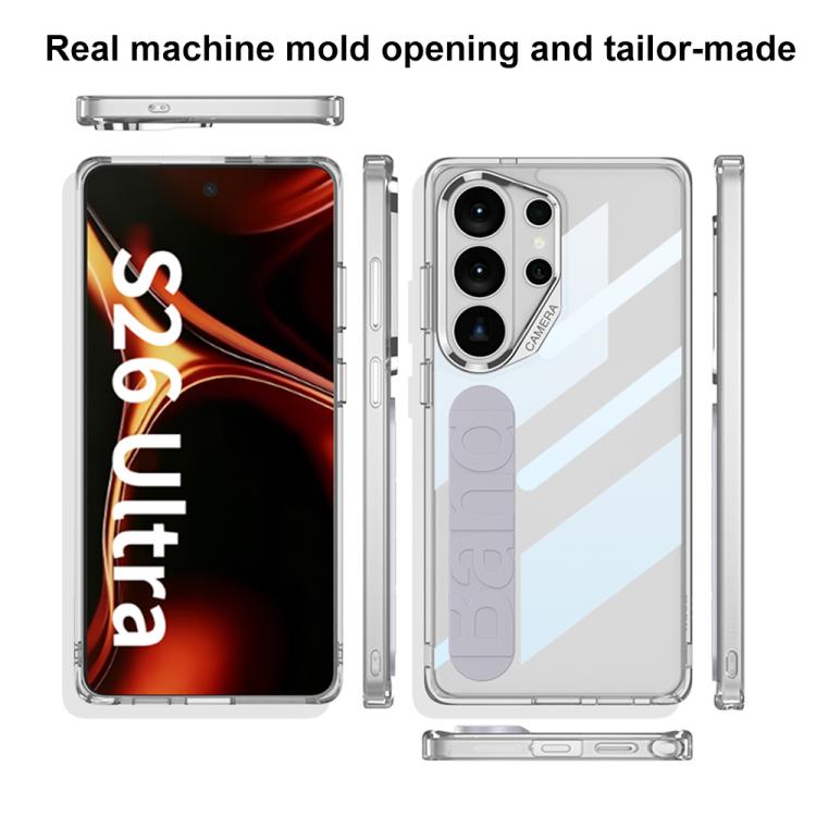 Custodia per telefono con cinturino in silicone spaziale integrato GKK, penna non inclusa, For Samsung Galaxy S26 Ultra 5G, For Samsung Galaxy S25 Ultra 5G, For Samsung Galaxy S24 FE 5G, For Samsung Galaxy S24 Ultra 5G