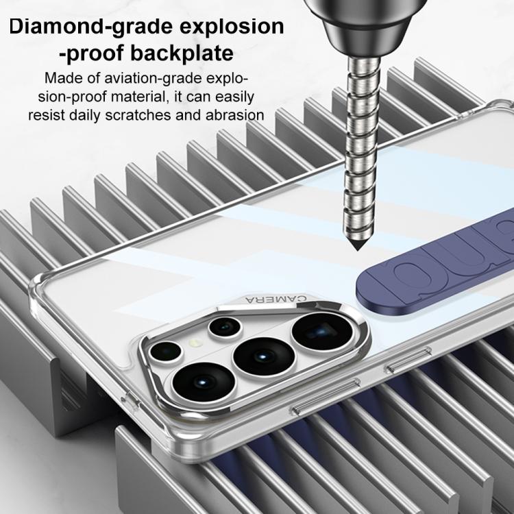 Custodia per telefono con cinturino in silicone spaziale integrato GKK, penna non inclusa, For Samsung Galaxy S26 Ultra 5G, For Samsung Galaxy S25 Ultra 5G, For Samsung Galaxy S24 FE 5G, For Samsung Galaxy S24 Ultra 5G