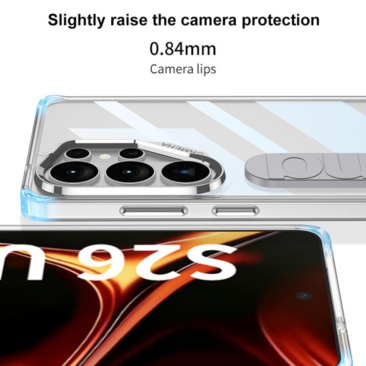 Custodia per telefono con cinturino in silicone spaziale integrato GKK, penna non inclusa, For Samsung Galaxy S26 Ultra 5G, For Samsung Galaxy S25 Ultra 5G, For Samsung Galaxy S24 FE 5G, For Samsung Galaxy S24 Ultra 5G