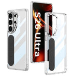 Custodia per telefono con cinturino in silicone spaziale integrato GKK, penna non inclusa, For Samsung Galaxy S26 Ultra 5G, For Samsung Galaxy S25 Ultra 5G, For Samsung Galaxy S24 FE 5G, For Samsung Galaxy S24 Ultra 5G