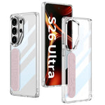 Custodia per telefono con cinturino in silicone spaziale integrato GKK, penna non inclusa, For Samsung Galaxy S26 Ultra 5G, For Samsung Galaxy S25 Ultra 5G, For Samsung Galaxy S24 FE 5G, For Samsung Galaxy S24 Ultra 5G