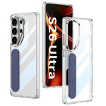 Custodia per telefono con cinturino in silicone spaziale integrato GKK, penna non inclusa, For Samsung Galaxy S26 Ultra 5G, For Samsung Galaxy S25 Ultra 5G, For Samsung Galaxy S24 FE 5G, For Samsung Galaxy S24 Ultra 5G