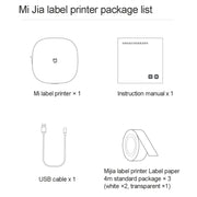 Set di stampanti per etichette portatili Xiaomi Mijia originali, Label Printer Set
