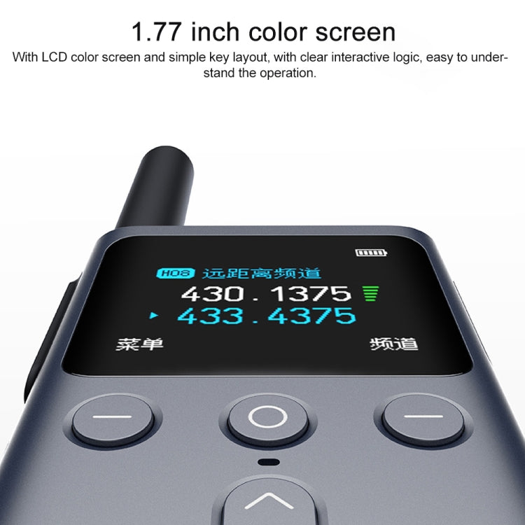 Walkie Talkie Xiaomi 2S con display a colori 1,77"