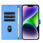 Custodia per telefono in pelle goffrata con elefante dei cartoni animati, For iPhone 14 Plus, For iPhone 14, For iPhone 14 Pro, For iPhone 14 Pro Max