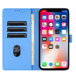 Custodia per telefono in pelle goffrata con elefante dei cartoni animati, For iPhone XS Max, For iPhone 8 Plus / 7 Plus
