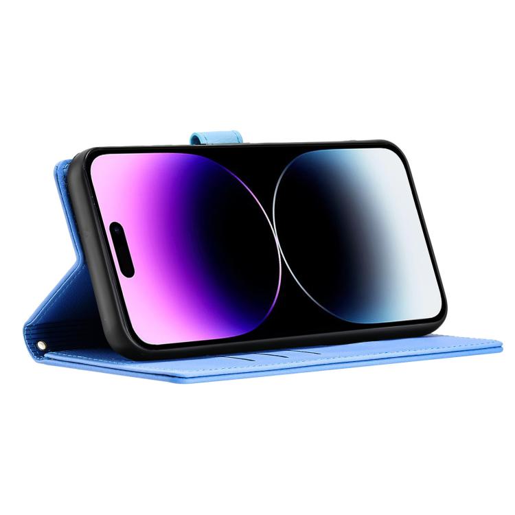 Custodia per telefono in pelle goffrata con elefante dei cartoni animati, For iPhone 17 Pro Max, For iPhone 17 Pro, For iPhone 17, For iPhone Air
