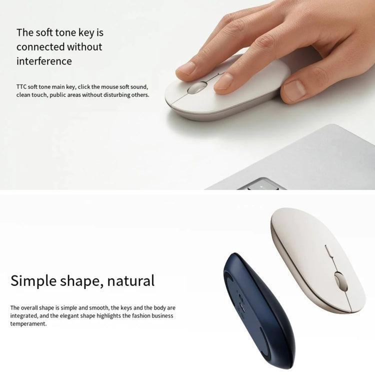 Xiaomi XMBXSB01YM Mouse portatile silenzioso Bluetooth Dual Mode 3, XMBXSB01YM