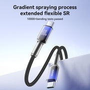 Cavo dati di ricarica rapida serie JOYROOM S-A42 Crystal Clear, lunghezza: 1,2 m, Type-C to Type-C Cable, Type-C to 8 Pin Cable, USB to Type-C Cable, USB to 8 Pin Cable