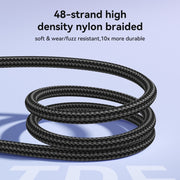 Cavo dati di ricarica rapida serie JOYROOM S-A42 Crystal Clear, lunghezza: 1,2 m, Type-C to Type-C Cable, Type-C to 8 Pin Cable, USB to Type-C Cable, USB to 8 Pin Cable