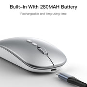 Mouse ottico wireless ricaricabile sottile Yesido KB15 2.4G, KB15