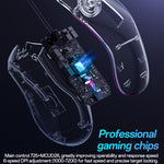 Mouse cablato RGB USB 7200DPI Yesido KB20, KB20
