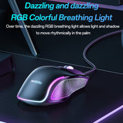 Mouse cablato RGB USB 7200DPI Yesido KB20, KB20