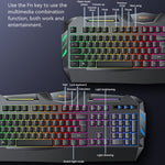 Tastiera cablata USB Yesido KB21 da 104 tasti, 1,5 m, con luce di respirazione, KB21