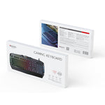 Tastiera cablata USB Yesido KB21 da 104 tasti, 1,5 m, con luce di respirazione, KB21