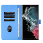 Custodia per telefono in pelle goffrata con elefante dei cartoni animati, For Samsung Galaxy S22 Ultra 5G, For Samsung Galaxy S22+ 5G, For Samsung Galaxy S22 5G, For Samsung Galaxy S21 FE 5G