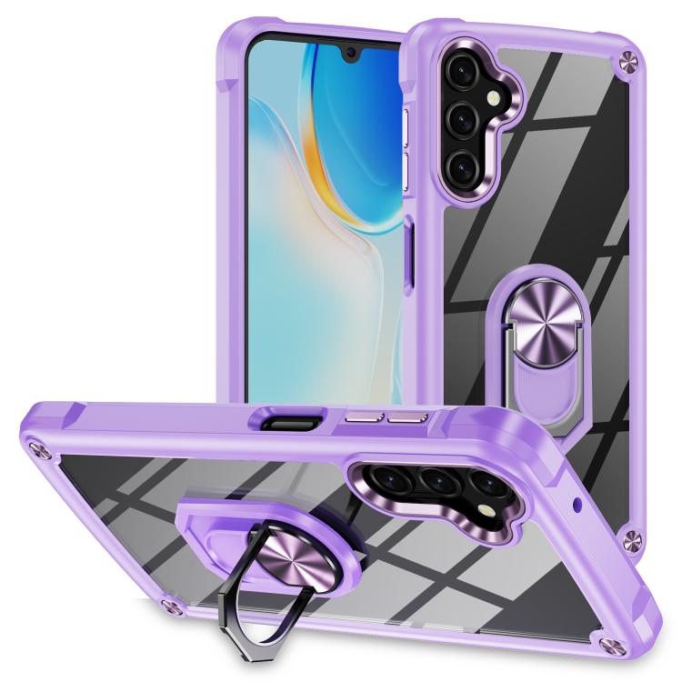 Custodia protettiva per telefono in TPU + PC con supporto ad anello, For Samsung Galaxy A57 5G, For Samsung Galaxy A37 5G, For Samsung Galaxy A26 5G / A17 5G, For Samsung Galaxy A56 5G, For Samsung Galaxy A36 5G, For Samsung Galaxy A16 5G