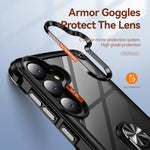 Custodia protettiva per telefono in TPU + PC con supporto ad anello, For Samsung Galaxy A57 5G, For Samsung Galaxy A37 5G, For Samsung Galaxy A26 5G / A17 5G, For Samsung Galaxy A56 5G, For Samsung Galaxy A36 5G, For Samsung Galaxy A16 5G