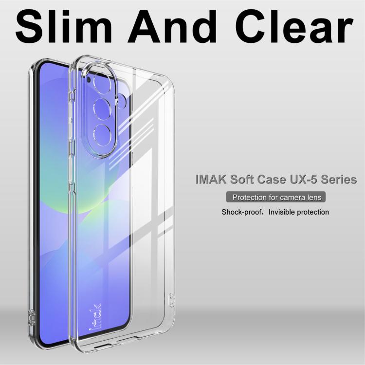 Custodia protettiva antiurto in TPU trasparente super sottile serie imak UX-5, For Samsung Galaxy A57 5G, For Samsung Galaxy A37 5G, For Samsung Galaxy A07 4G, For Samsung Galaxy A17 5G, For Samsung Galaxy A06 5G, For Samsung Galaxy A56 5G             ...