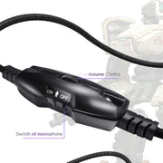 Yesido EK01 Cuffie cablate RGB da gioco con microfono montate sulla testa, EK01