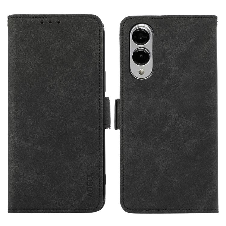 Custodia per telefono in pelle magnetica RFID satinata ABEEL, For Samsung Galaxy S26 5G, For Samsung Galaxy S25 FE 5G, For Samsung Galaxy S25 Edge 5G, For Samsung Galaxy S25 Ultra 5G