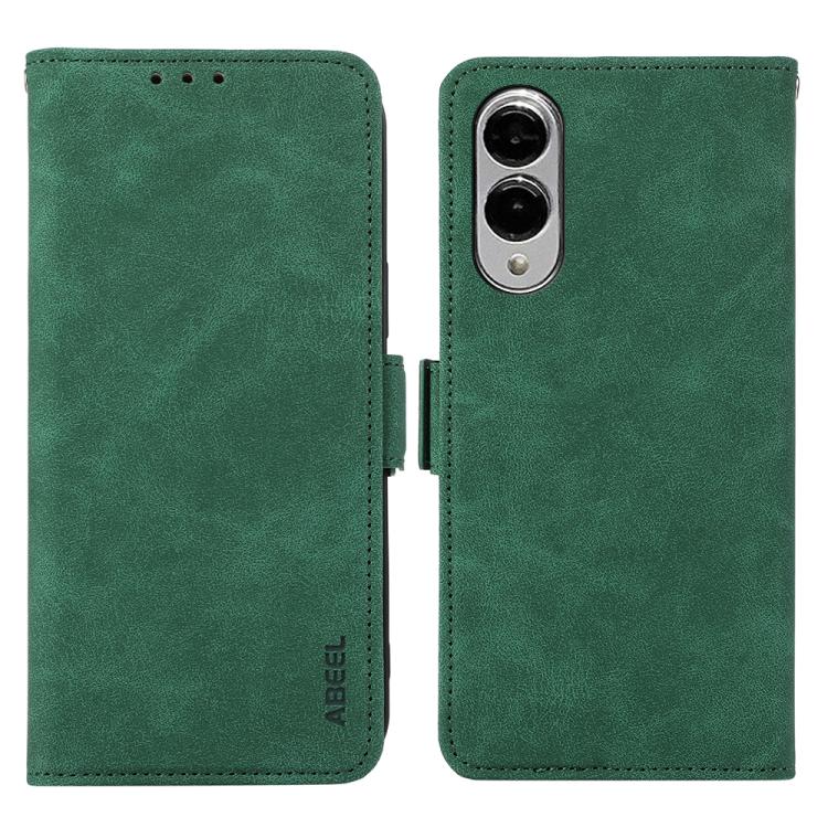 Custodia per telefono in pelle magnetica RFID satinata ABEEL, For Samsung Galaxy S26 5G, For Samsung Galaxy S25 FE 5G, For Samsung Galaxy S25 Edge 5G, For Samsung Galaxy S25 Ultra 5G