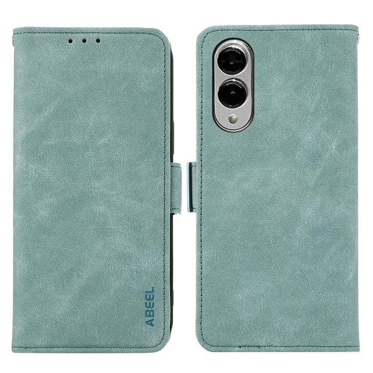 Custodia per telefono in pelle magnetica RFID satinata ABEEL, For Samsung Galaxy S26 5G, For Samsung Galaxy S25 FE 5G, For Samsung Galaxy S25 Edge 5G, For Samsung Galaxy S25 Ultra 5G
