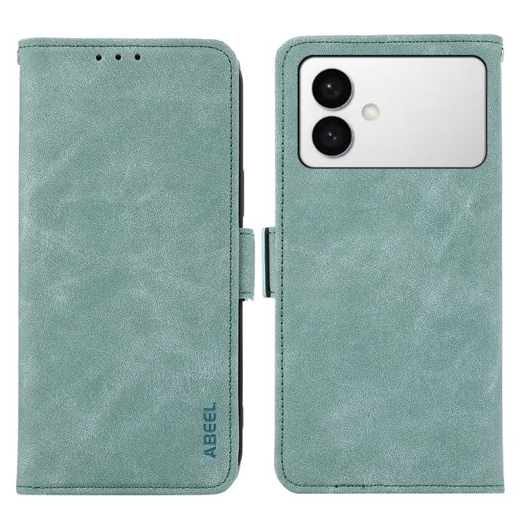 Custodia per telefono in pelle magnetica RFID satinata ABEEL, For Galaxy S26 FE 5G, For Samsung Galaxy S26+ 5G, For Samsung Galaxy S26 Edge 5G, For Samsung Galaxy S26 Ultra 5G
