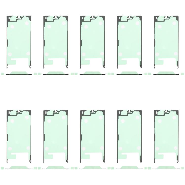 Adesivo per alloggiamento anteriore da 10 pezzi, For Galaxy S26+ SM-S947B, For Galaxy S26 Ultra SM-S948B, For Galaxy S26 SM-S942B, For Galaxy S25 FE SM-S731B, For Galaxy Z Flip7 SM-F766B, For Samsung Galaxy S25 SM-S931B, For Samsung Galaxy S25+ SM-S936...