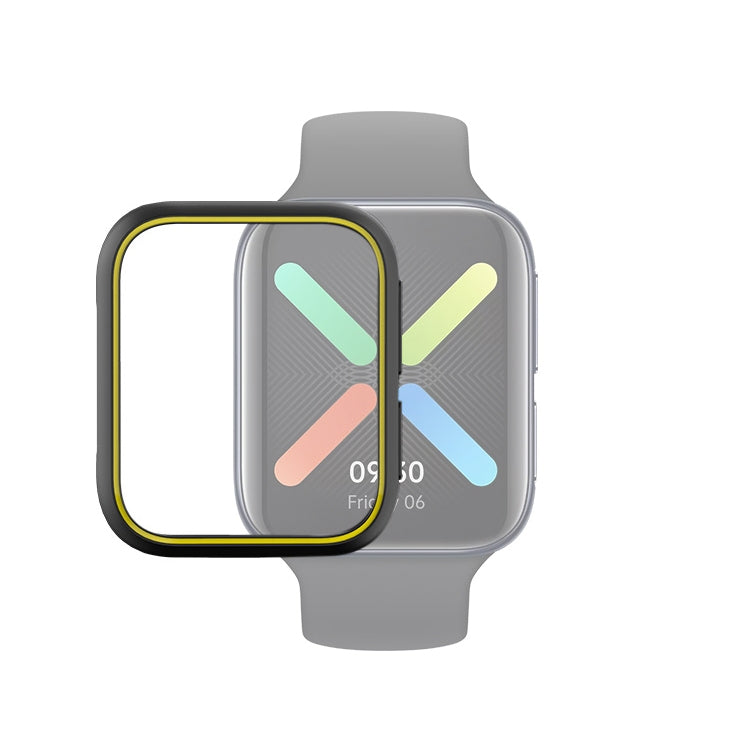 Per OPPO Watch 46mm Smart Watch Custodia protettiva in TPU, Black, Black+White, Black+Yellow, Black+Blue, Black+Red, White
