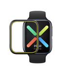 Per OPPO Watch 46mm Smart Watch Custodia protettiva in TPU, Black, Black+White, Black+Yellow, Black+Blue, Black+Red, White