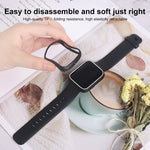 Per OPPO Watch 46mm Smart Watch Custodia protettiva in TPU, Black, Black+White, Black+Yellow, Black+Blue, Black+Red, White