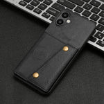 Custodia magnetica per telefono con doppia fibbia e slot per carte, For Samsung Galaxy A06 4G