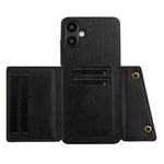 Custodia magnetica per telefono con doppia fibbia e slot per carte, For Samsung Galaxy A06 4G