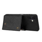 Custodia magnetica per telefono con doppia fibbia e slot per carte, For Samsung Galaxy A06 4G