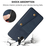 Custodia magnetica per telefono con doppia fibbia e slot per carte, For Samsung Galaxy A06 4G