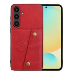 Custodia magnetica per telefono con doppia fibbia e slot per carte, For Samsung Galaxy A17 / A26 5G, For Samsung Galaxy A56 5G, For Samsung Galaxy A36 5G, For Samsung Galaxy A16 5G