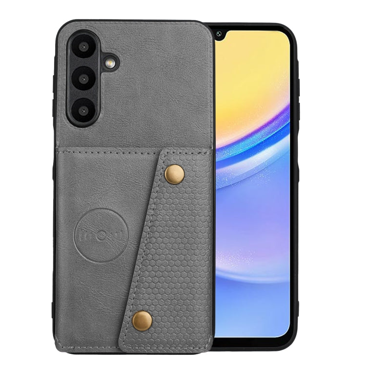 Custodia magnetica per telefono con doppia fibbia e slot per carte, For Samsung Galaxy A17 / A26 5G, For Samsung Galaxy A56 5G, For Samsung Galaxy A36 5G, For Samsung Galaxy A16 5G