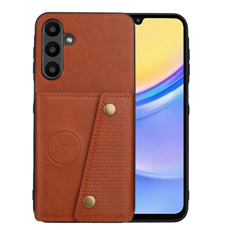 Custodia magnetica per telefono con doppia fibbia e slot per carte, For Samsung Galaxy A17 / A26 5G, For Samsung Galaxy A56 5G, For Samsung Galaxy A36 5G, For Samsung Galaxy A16 5G