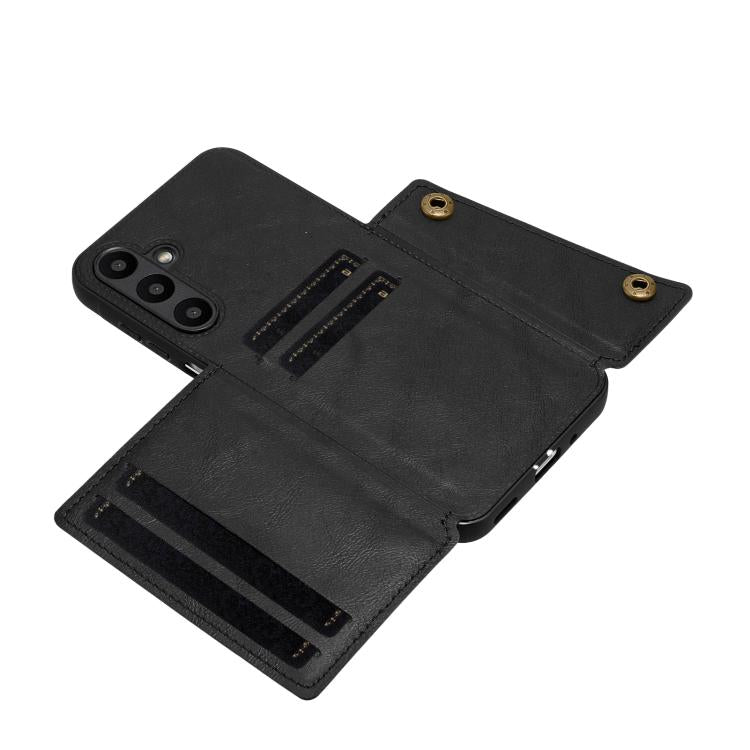 Custodia magnetica per telefono con doppia fibbia e slot per carte, For Samsung Galaxy A57 5G, For Samsung Galaxy A37 5G, For Galaxy A27 5G, For Galaxy A07 5G Global