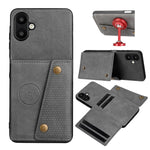 Custodia magnetica per telefono con doppia fibbia e slot per carte, For Samsung Galaxy A57 5G, For Samsung Galaxy A37 5G, For Galaxy A27 5G, For Galaxy A07 5G Global